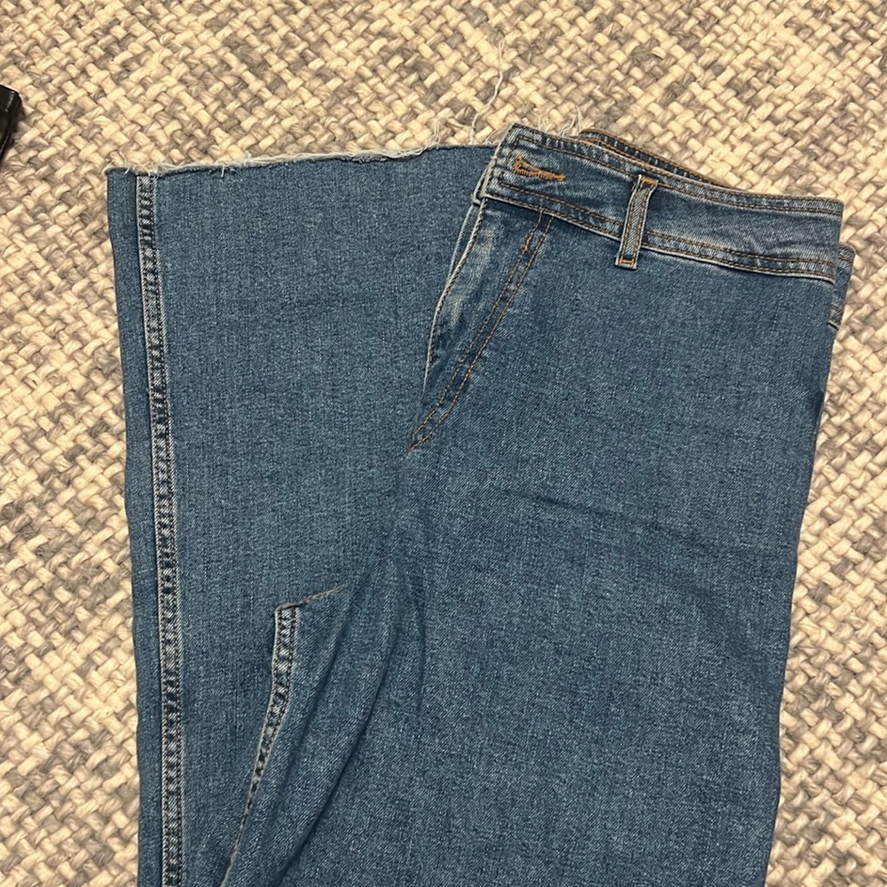 zara wide leg jean